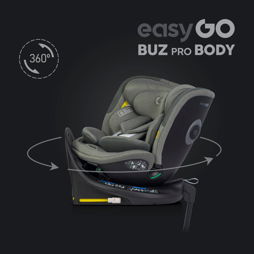 EasyGo BUZ PRO BODY i-Size autósülés 40–150 cm – Greener