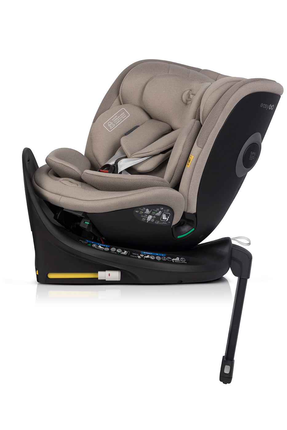 EasyGo BUZ PRO BODY i-Size autósülés 40–150 cm – Taupe