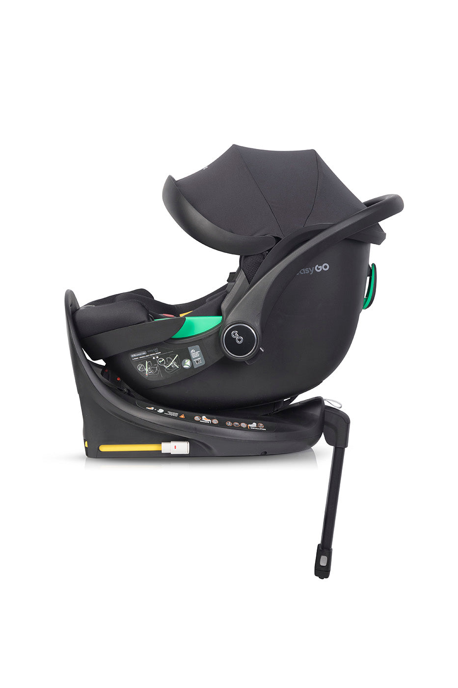 EasyGo Buz Pro i-Size autós hordozó forgatható ISOFIX bázistalppal – Ink
