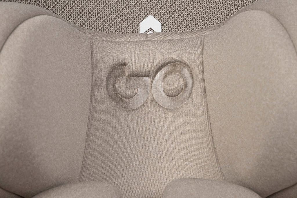 EasyGo Buz Pro i-Size autós hordozó forgatható ISOFIX bázistalppal – Taupe
