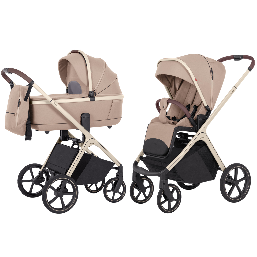 Carrello Vector 2 az 1-ben babakocsi – Walnut Beige (CRL-6550)
