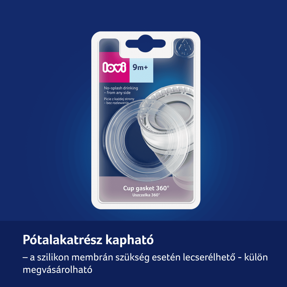 LOVI 360° Itatópohár világító fülekkel NIGHT&DAY 250ml fiú