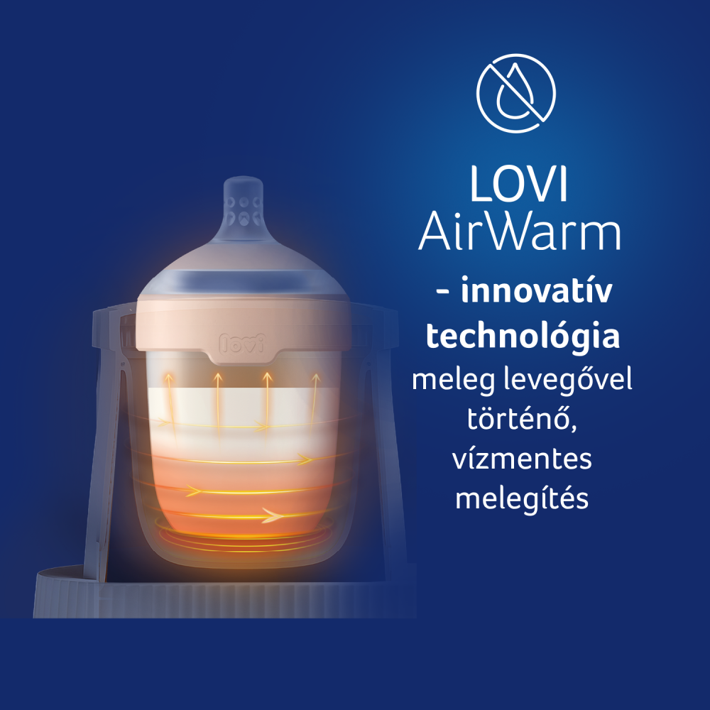 LOVI AirWarm cumisüveg melegítő