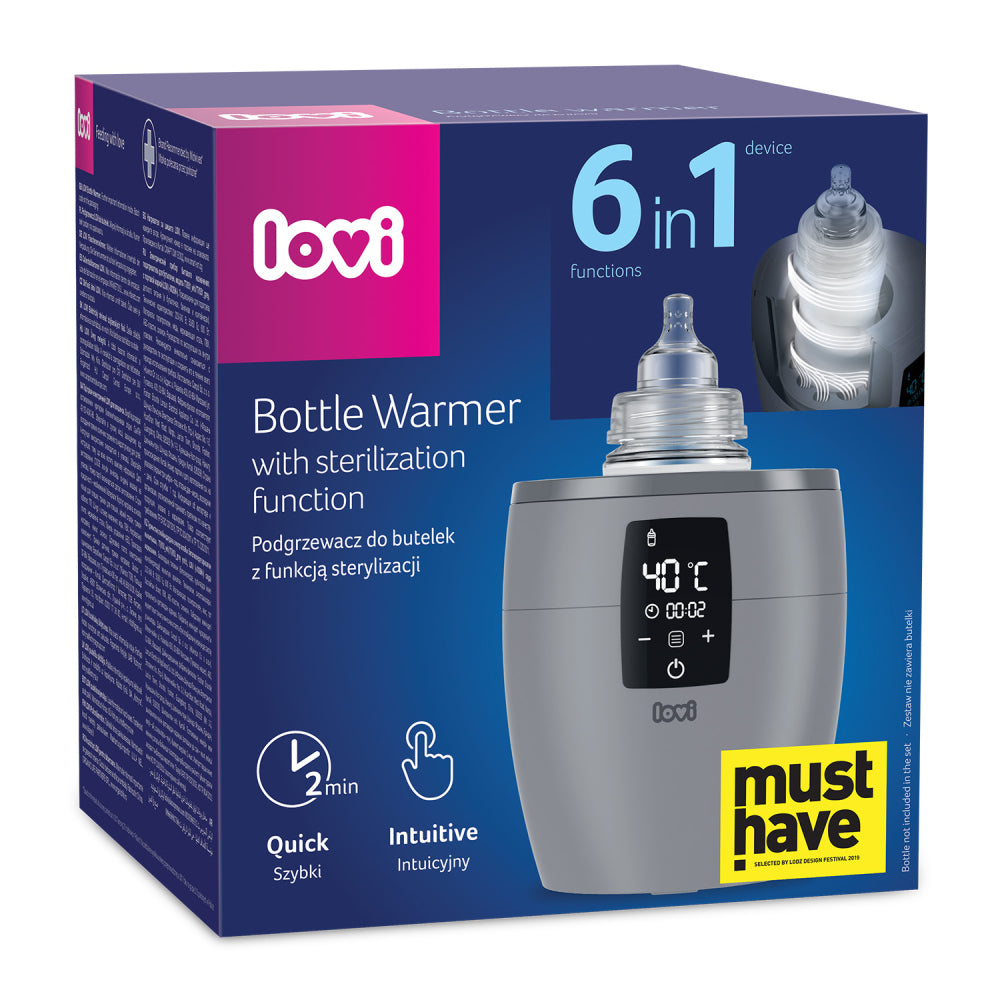 LOVI Cumisüveg melegítő szürke