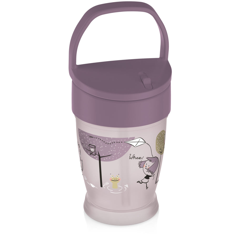 LOVI Szívószálas itatópohár JUNIOR 250 ml Lovely lány