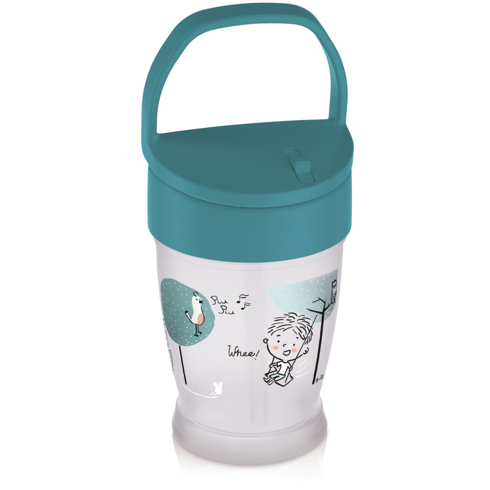 LOVI Szívószálas itatópohár JUNIOR 250 ml 11hó+ Lovely fiú