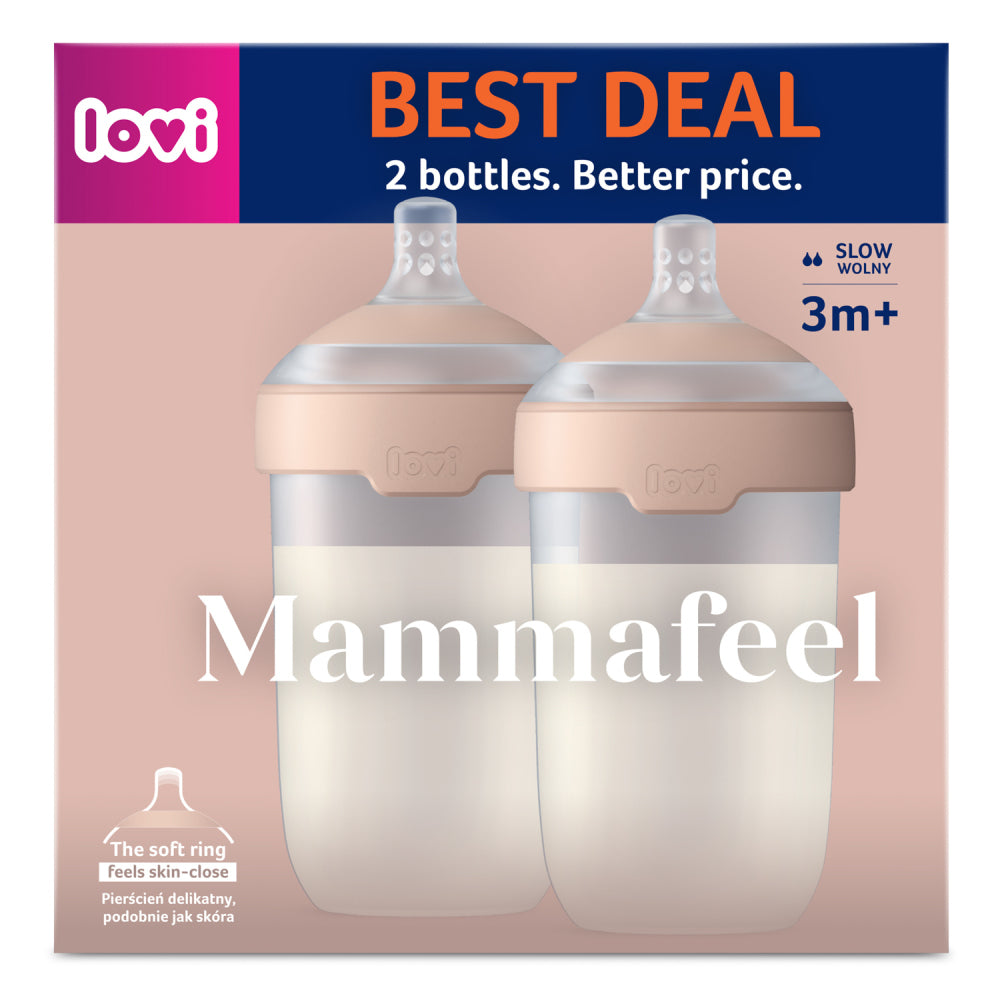 LOVI MAMMAFEEL cumisüveg szett 250ml 2db