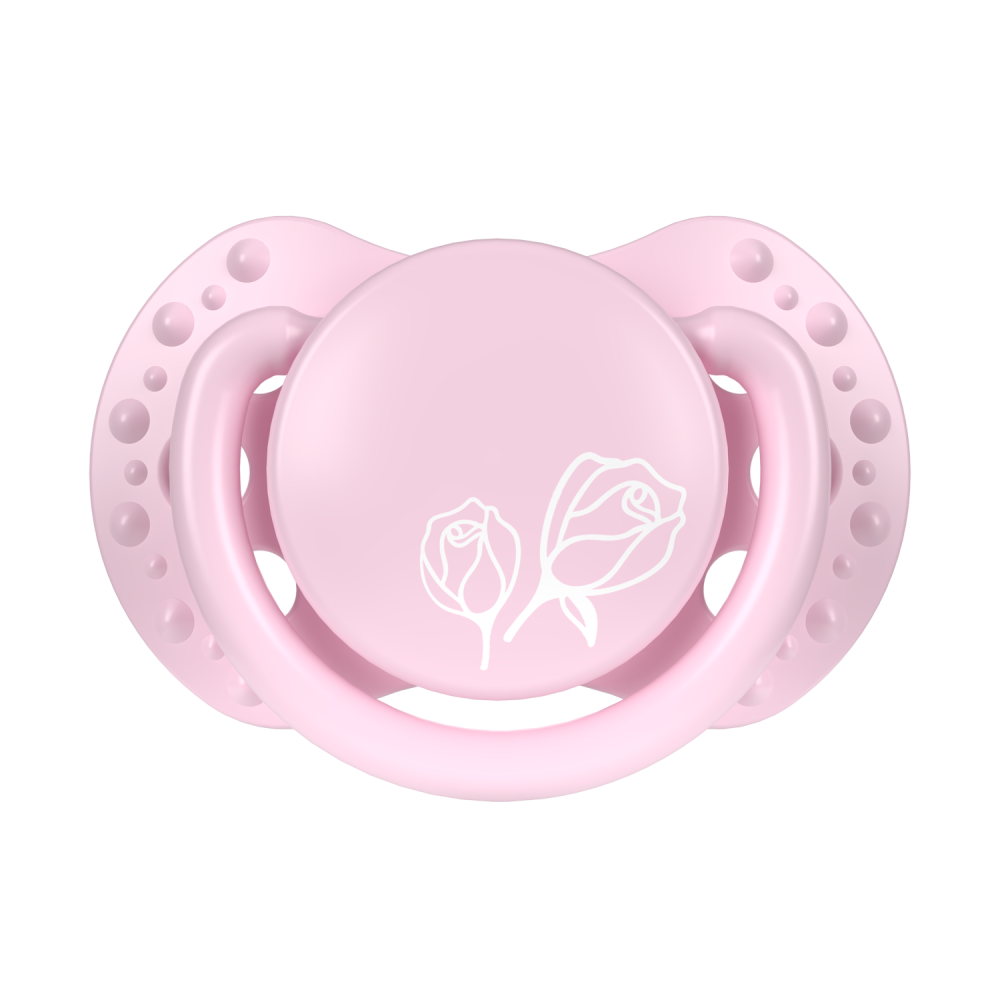 LOVI Mini szilikon dinamikus cumi PETITE ROSE 0-2hó 2db lány