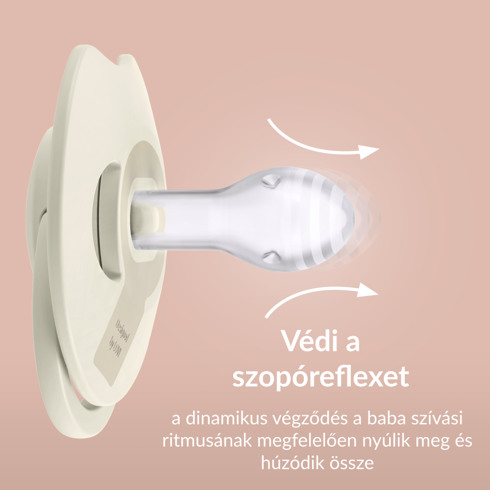 LOVI Szilikon dinamikus cumi PRIME 0-6hó 1db Coconut