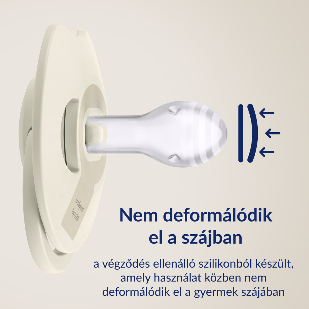 LOVI Szilikon dinamikus cumi PRIME 0-6hó 1db Coconut
