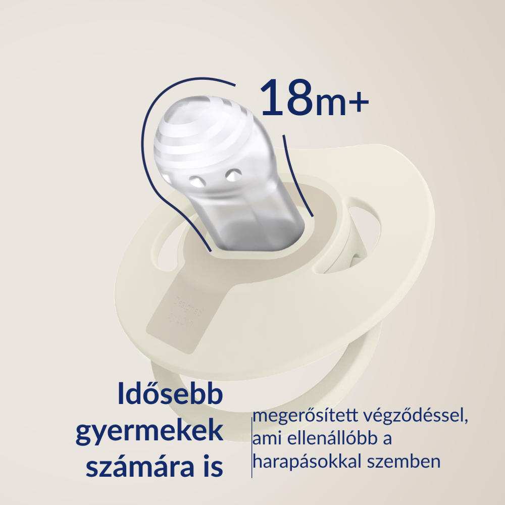 LOVI Szilikon dinamikus cumi PRIME 0-6hó 1db Nude