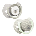 LOVI Világító mini szilikon dinamikus cumi BUDDY BEAR 0-2hó 2db