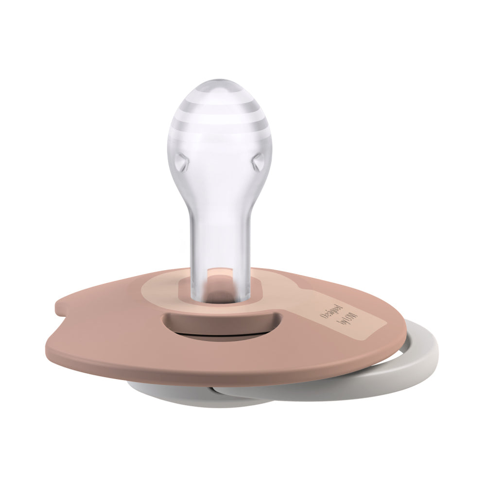 LOVI Világító szilikon dinamikus cumi PRIME 18hó+ 2db Ivory/Blush