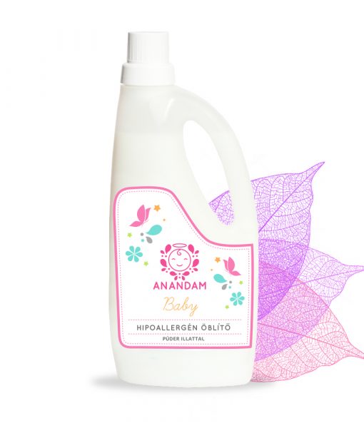 Anandam Baby hipoallergén öblítő – púder illattal 1 liter