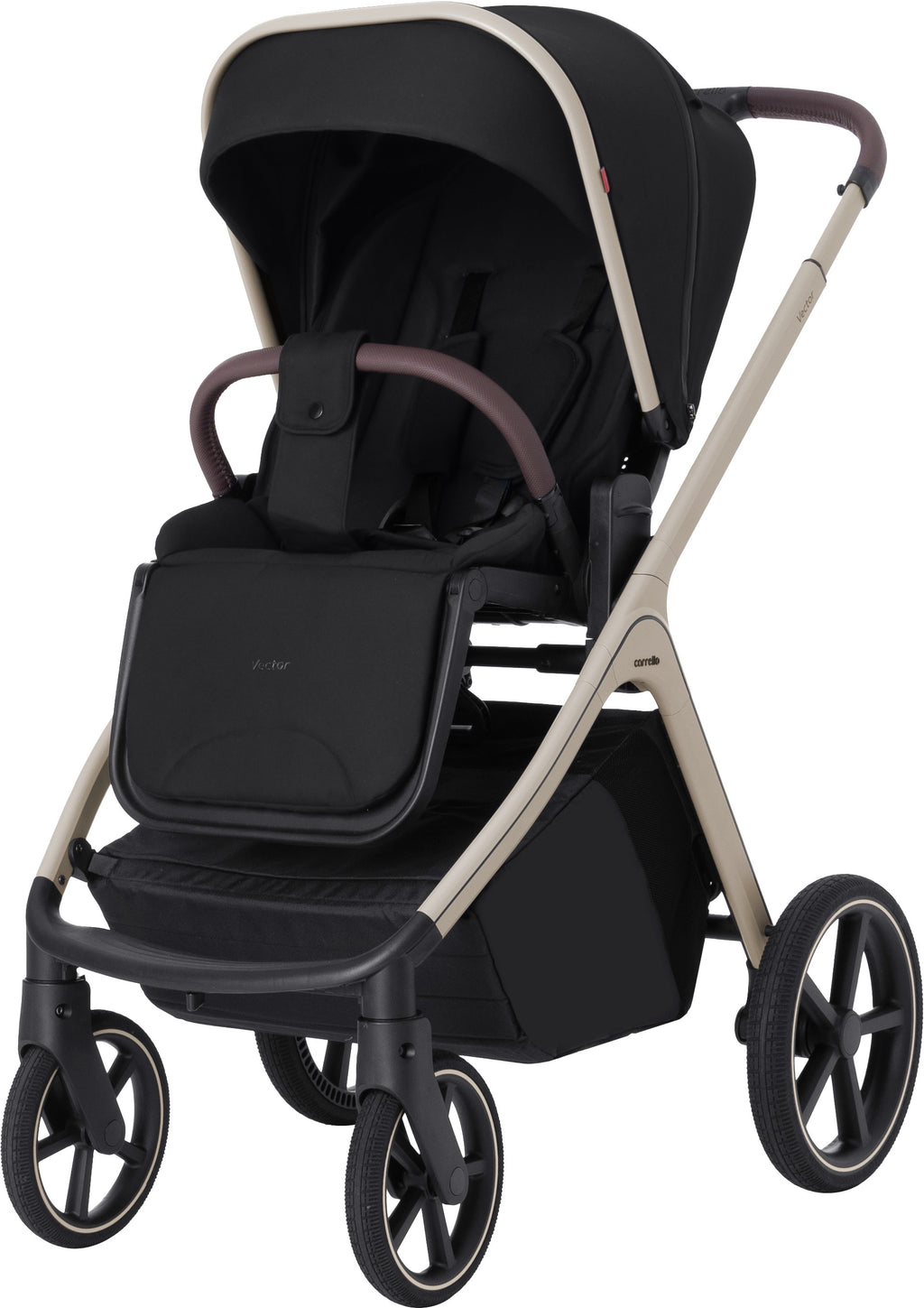 Carrello Vector 2 az 1-ben babakocsi – Pearl Black (CRL-6550)