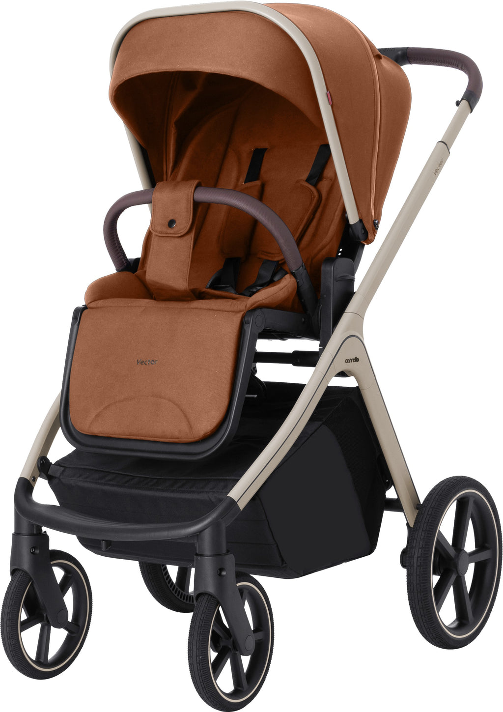 Carrello Vector 2 az 1-ben babakocsi – Coral Orange (CRL-6550)
