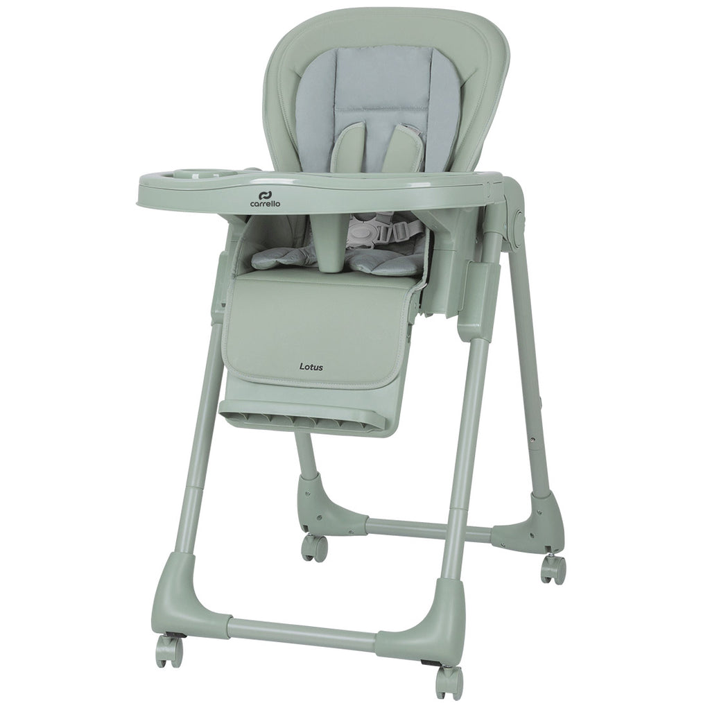 Carrello Lotus multifunkciós etetőszék és pihenőszék – Noa Green (CRL-12101)