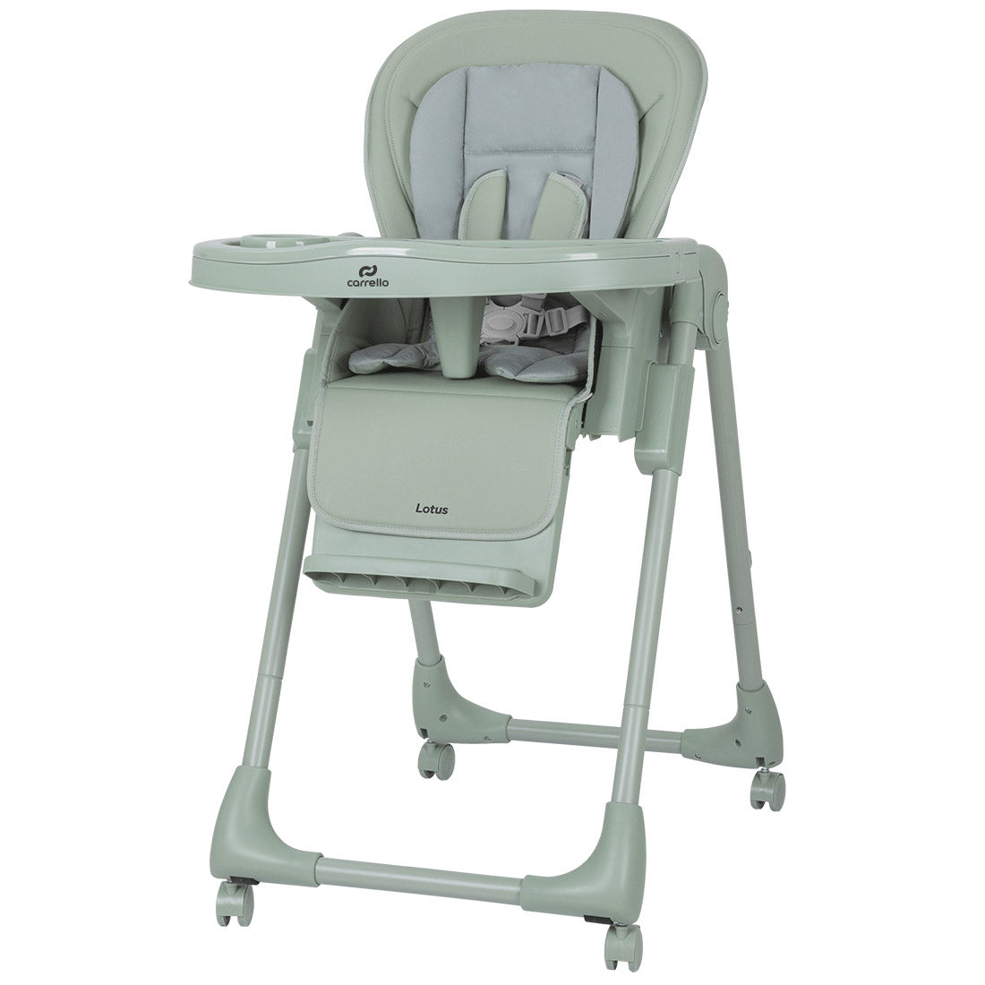 Carrello Lotus multifunkciós etetőszék és pihenőszék – Noa Green (CRL-12101)