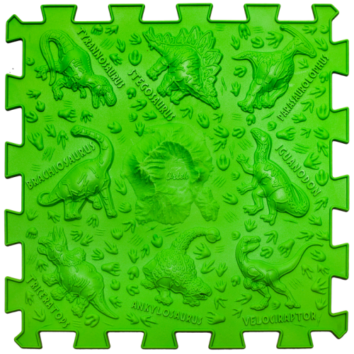 Szenzoros szőnyeg 12 elemből álló Ortek Dinoszauruszok Puzzle