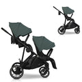 EasyGo Duoflex iker és testvér sport babakocsi 2 üléssel – Sage Green