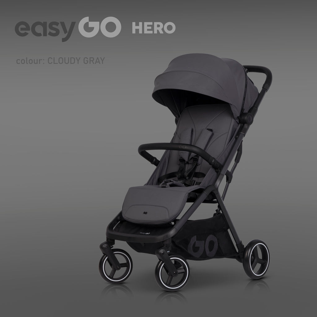 EasyGo Hero sport babakocsi – Cloudy Gray