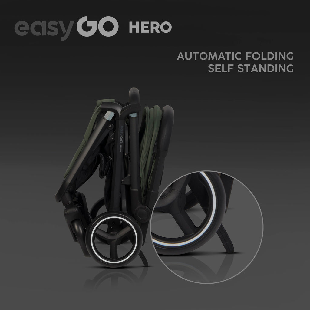 EasyGo Hero sport babakocsi – Jungle Green