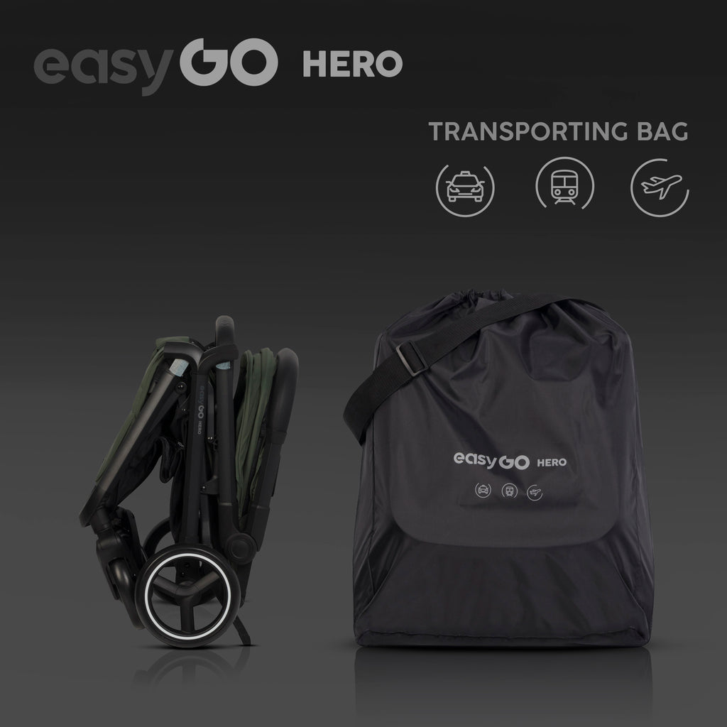 EasyGo Hero sport babakocsi – Jungle Green