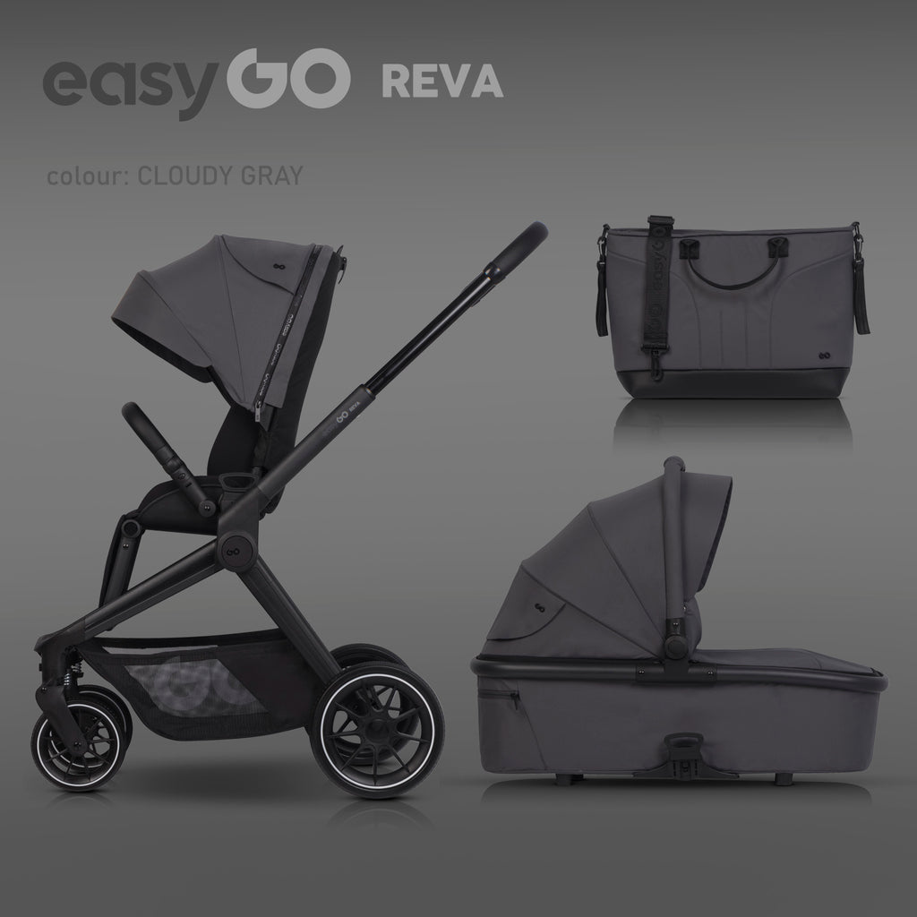 EasyGo REVA 2in1 babakocsi – Cloudy Gray