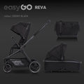 EasyGo REVA 2in1 babakocsi – Ebony Black