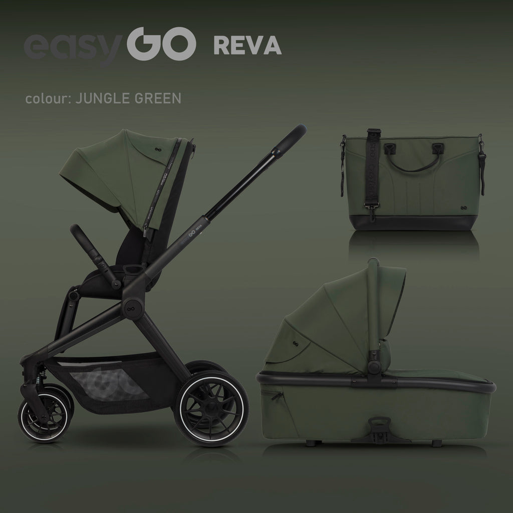 EasyGo REVA 2in1 babakocsi – Jungle Green