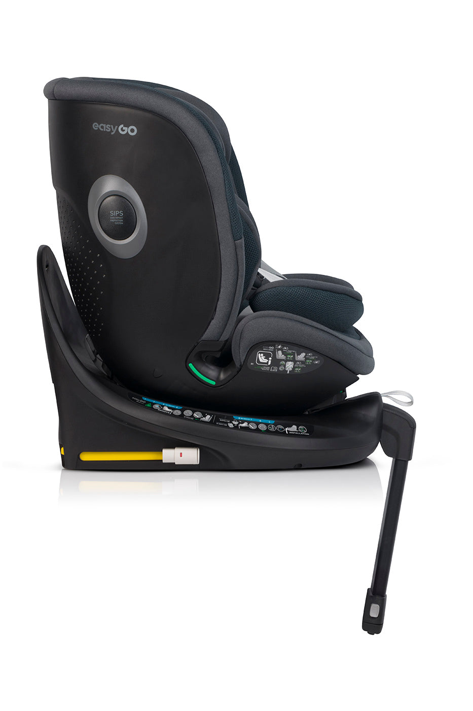 EasyGo Buz Pro + Buz Pro Body 2in1 autósülés szett ISOFIX bázissal – Granito