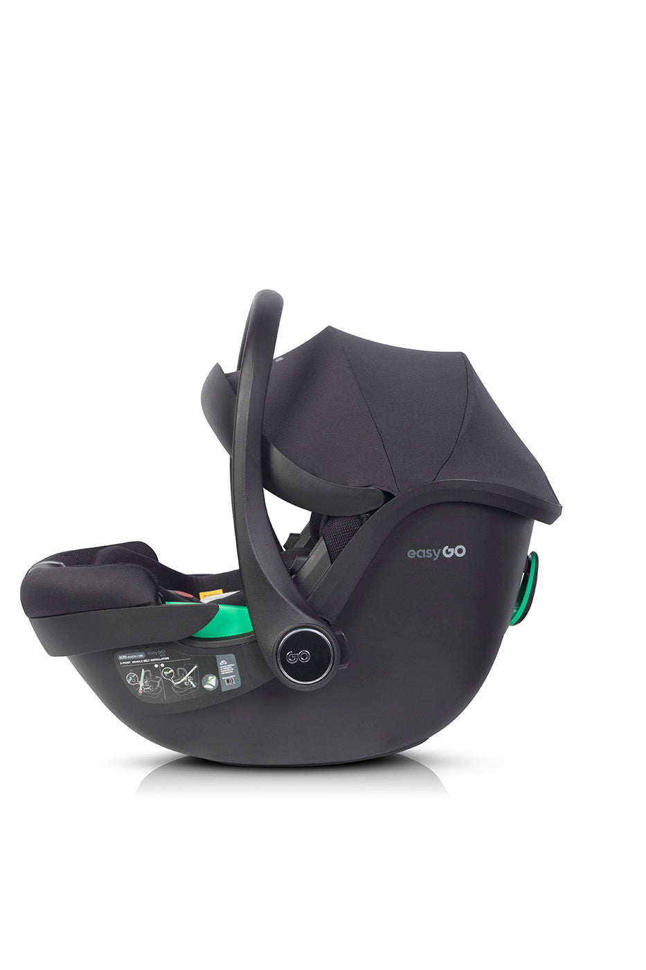 EasyGo Buz Pro + Buz Pro Body 2in1 autósülés szett ISOFIX bázissal – Ink