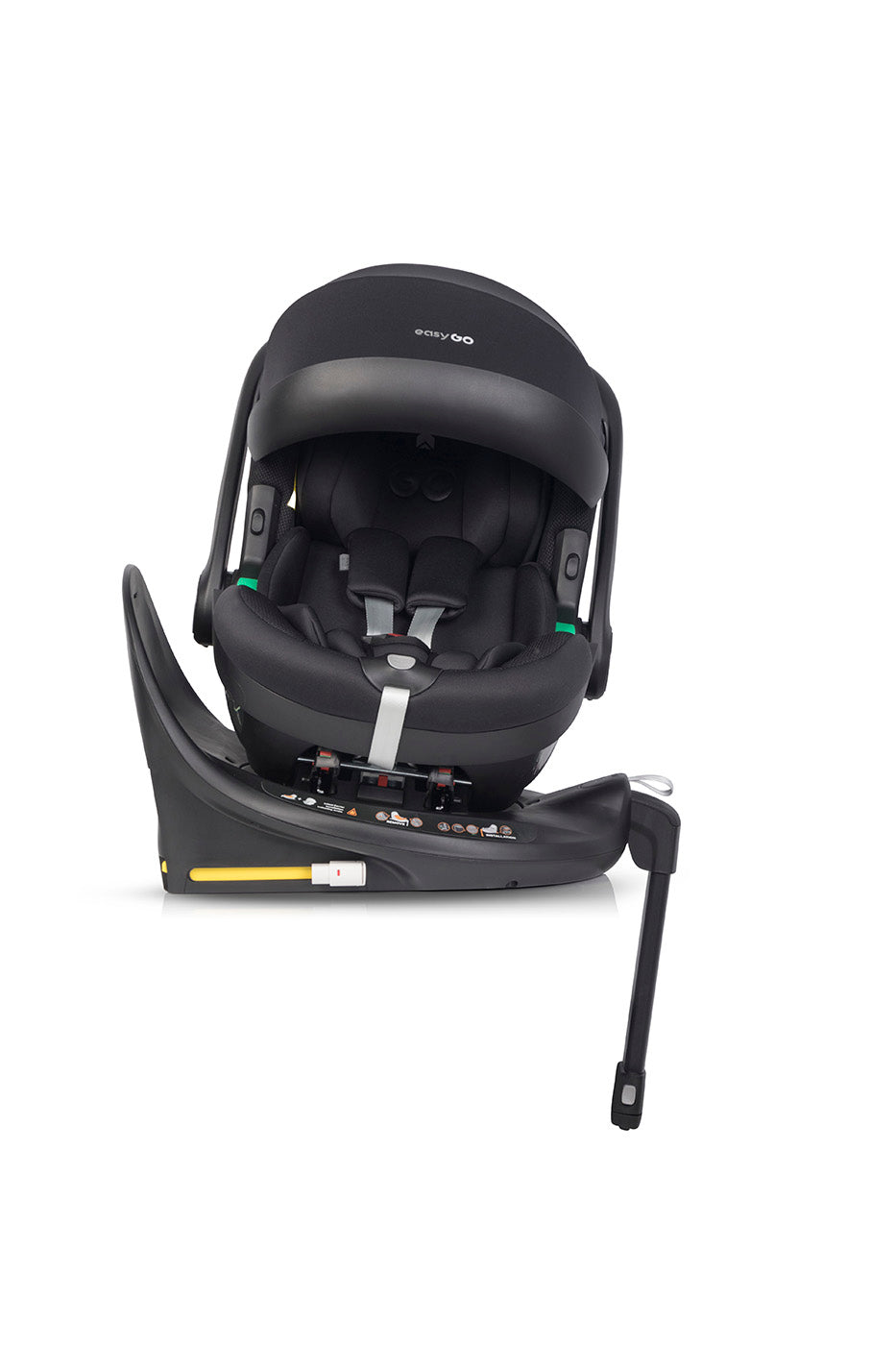 EasyGo Buz Pro + Buz Pro Body 2in1 autósülés szett ISOFIX bázissal – Ink