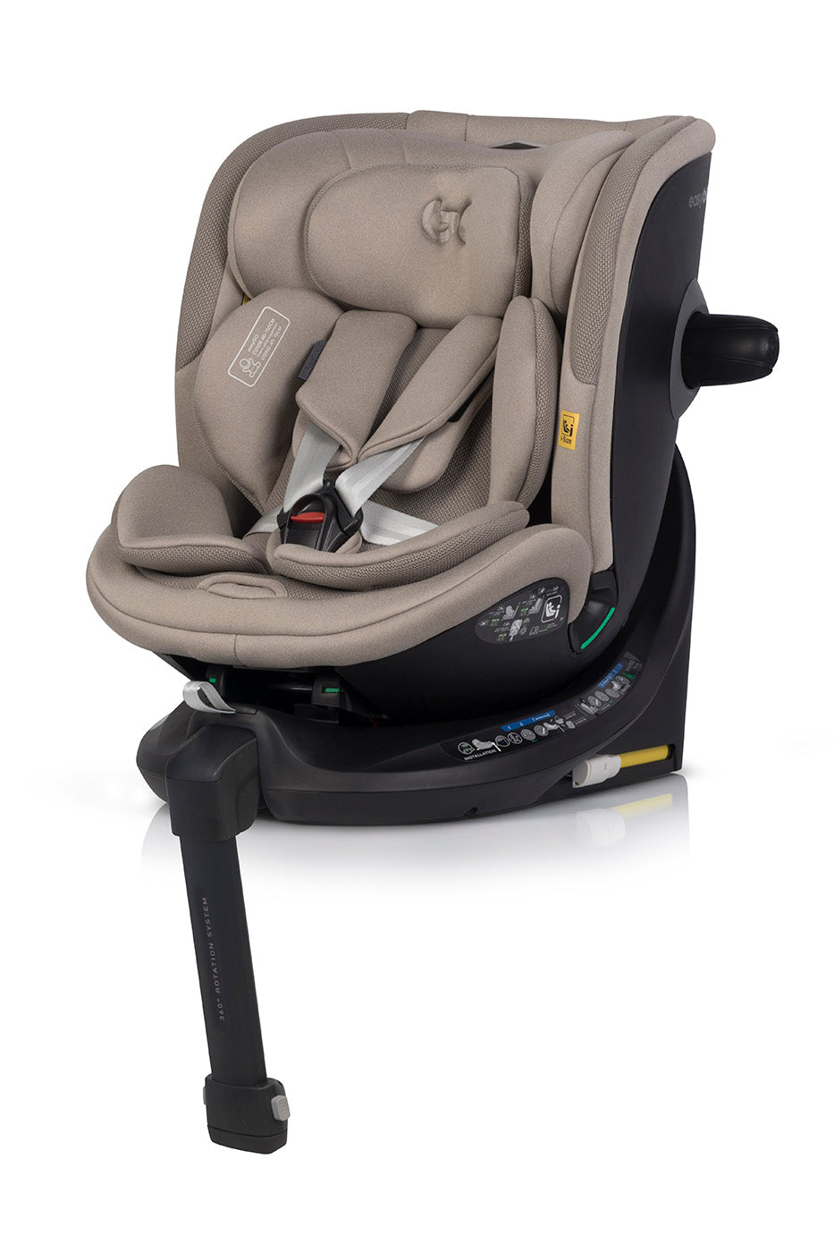 EasyGo Buz Pro + Buz Pro Body 2in1 autósülés szett ISOFIX bázissal – Taupe