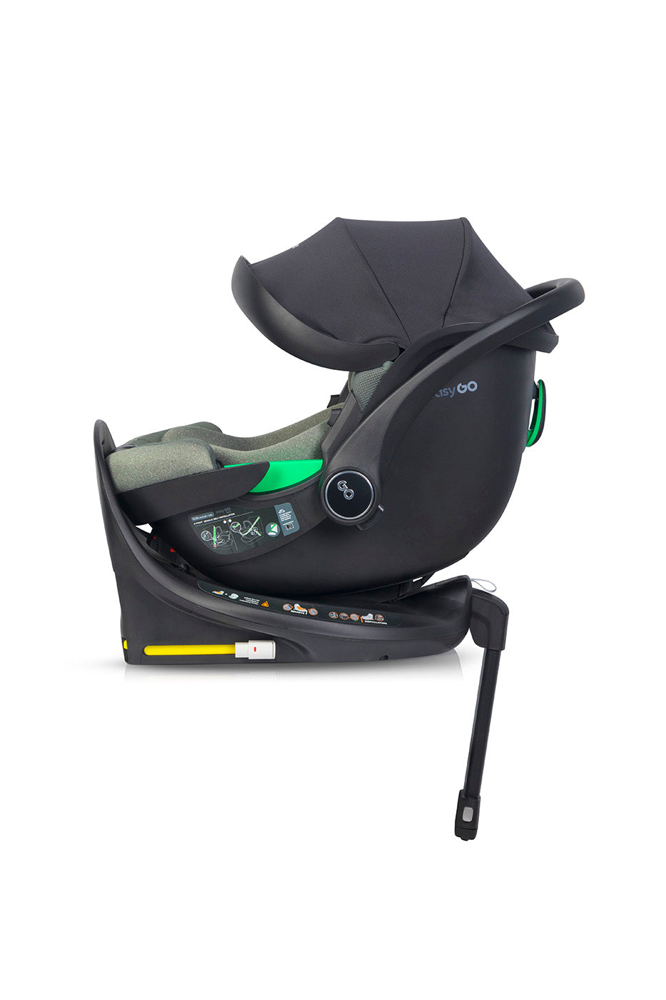 EasyGo Buz Pro + Buz Pro Body 2in1 autósülés szett ISOFIX bázissal – Greener