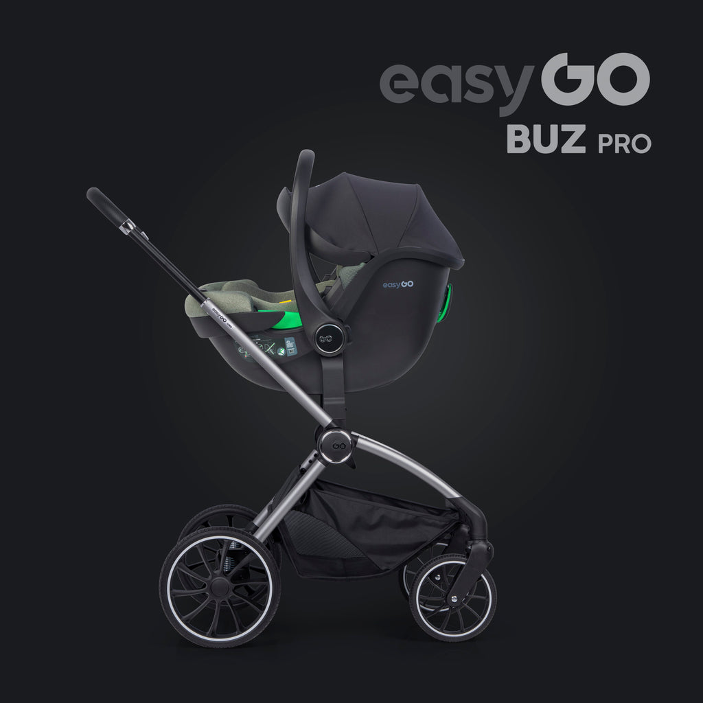 EasyGo Buz Pro + Buz Pro Body 2in1 autósülés szett ISOFIX bázissal – Greener