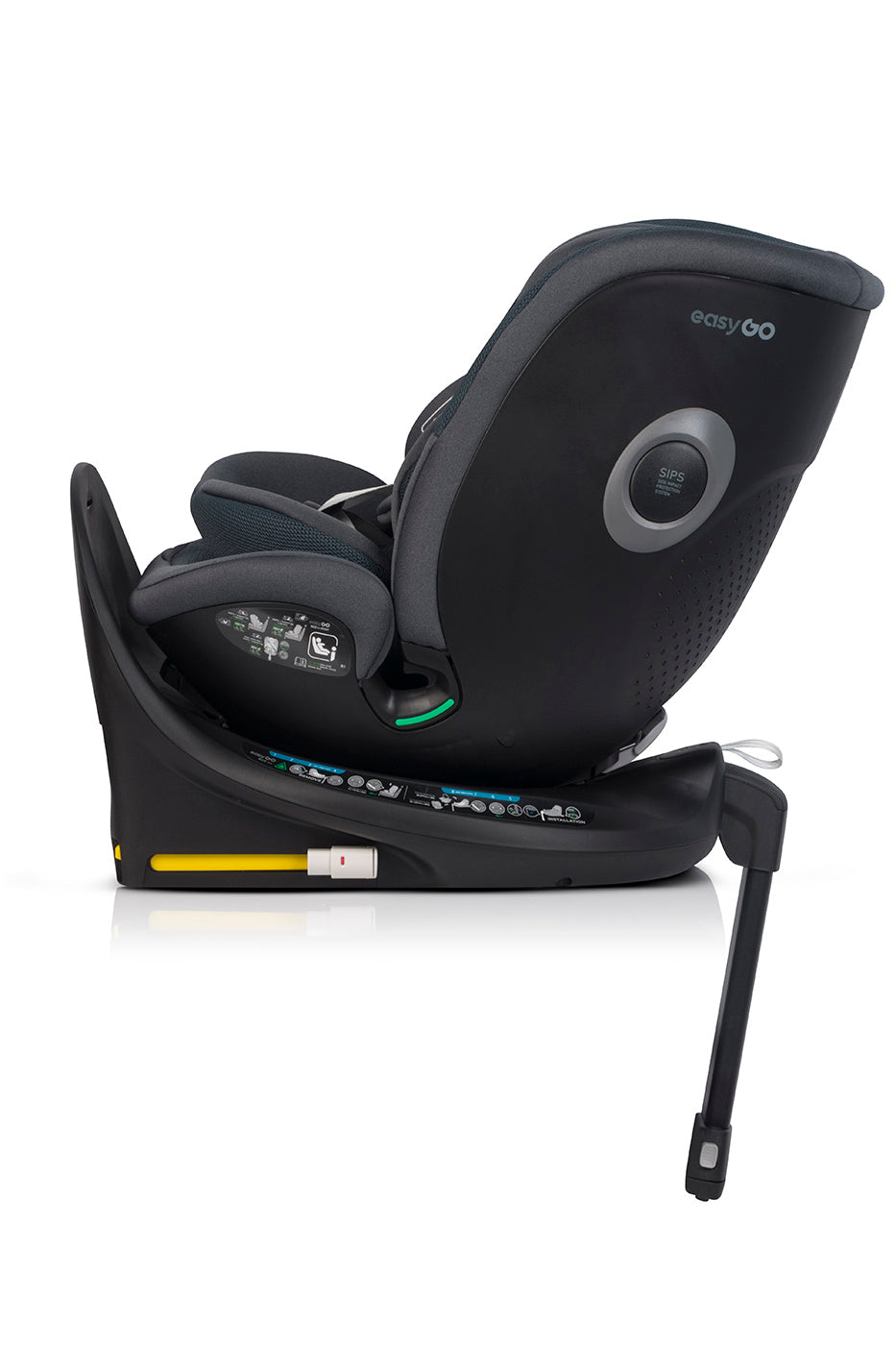 EasyGo Buz Pro + Buz Pro Body 2in1 autósülés szett ISOFIX bázissal – Granito