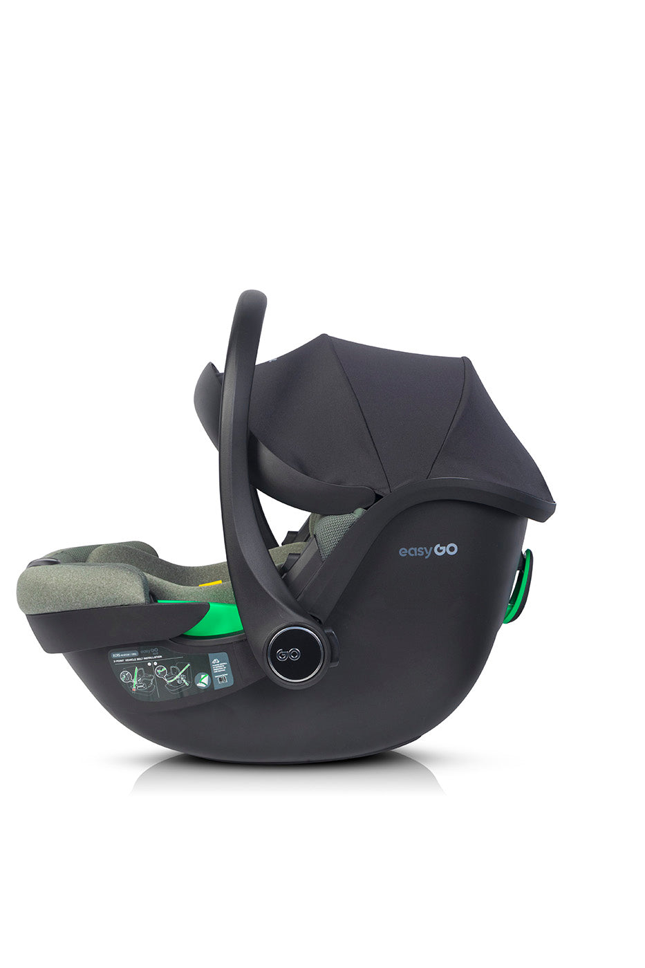 EasyGo Buz Pro + Buz Pro Body 2in1 autósülés szett ISOFIX bázissal – Greener