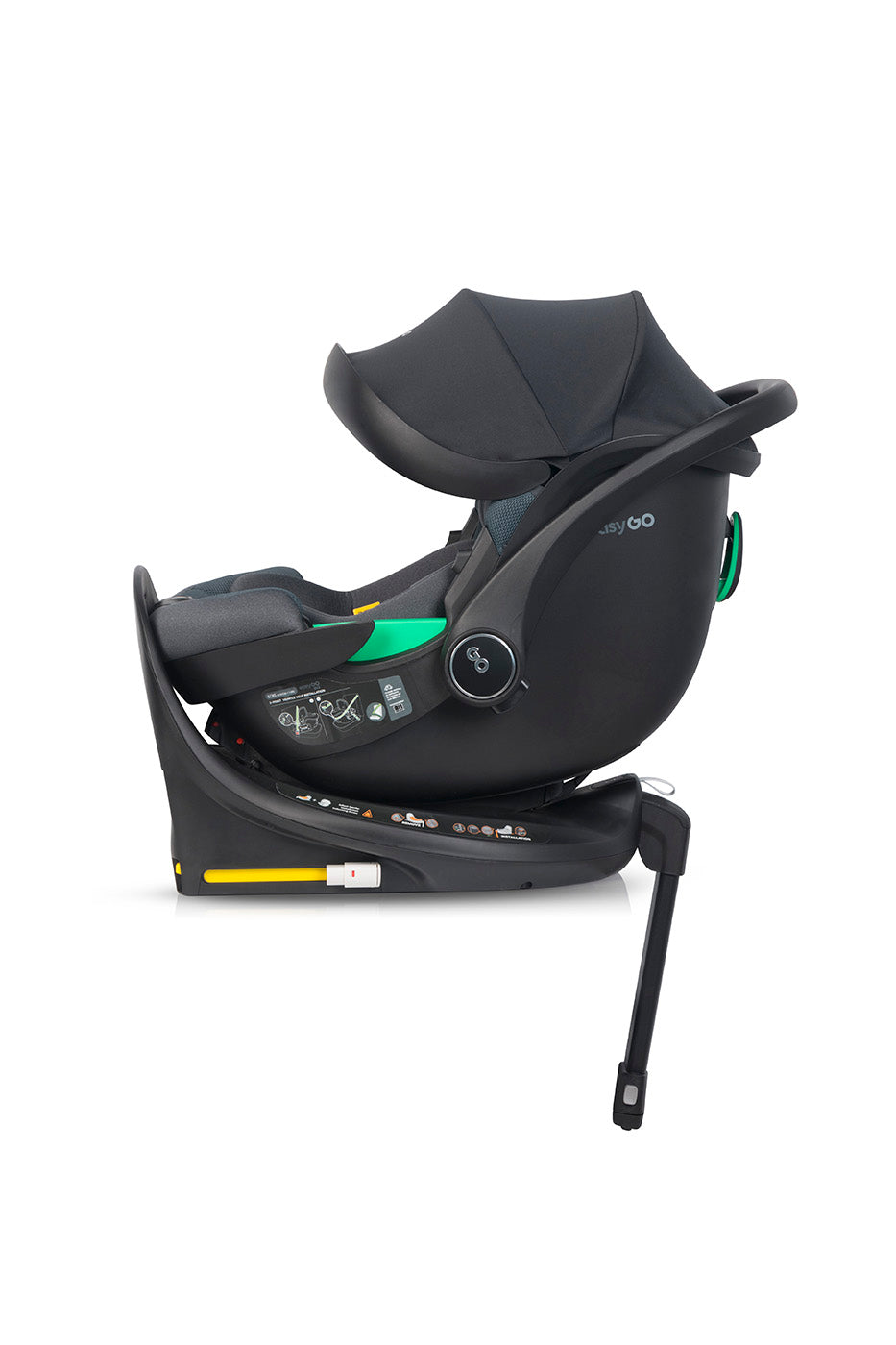 EasyGo Buz Pro + Buz Pro Body 2in1 autósülés szett ISOFIX bázissal – Granito