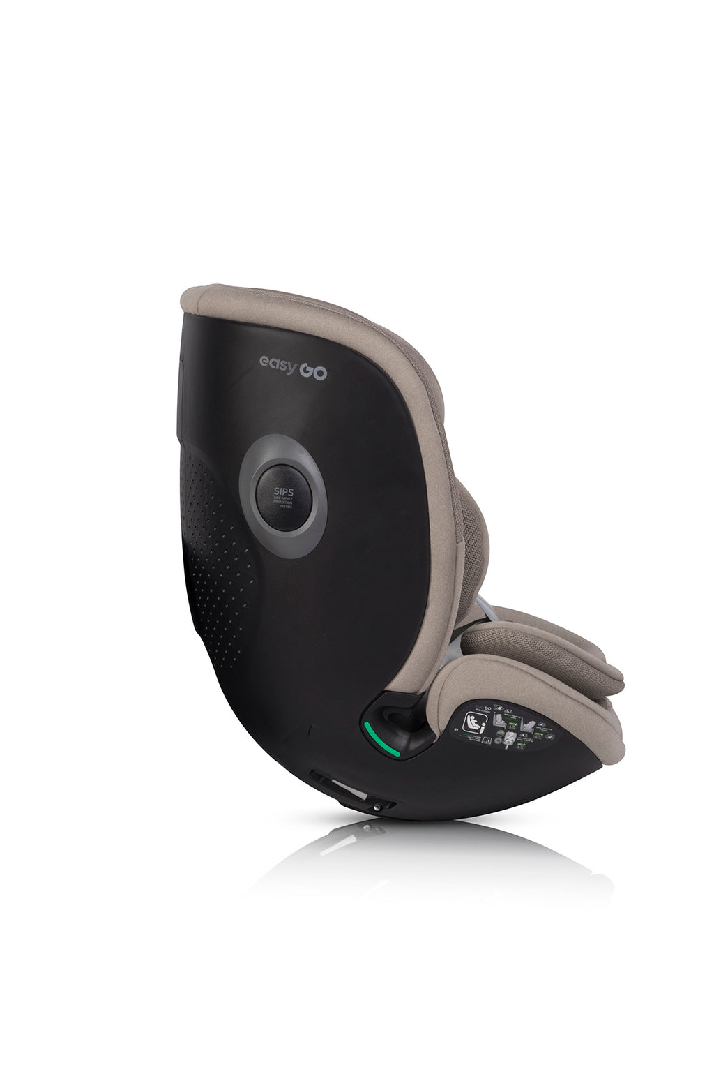 EasyGo Buz Pro + Buz Pro Body 2in1 autósülés szett ISOFIX bázissal – Taupe